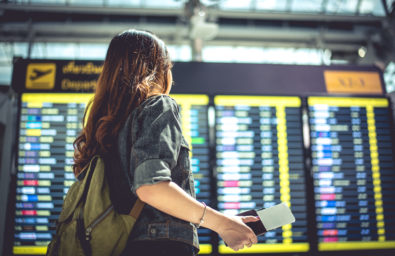 Girl at Airport